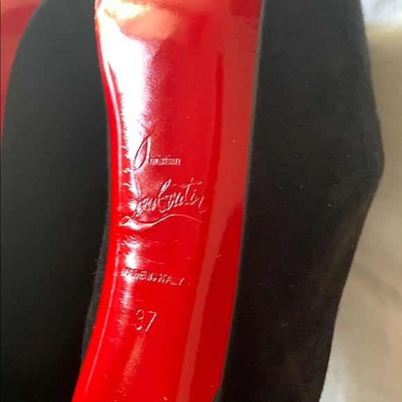 Christian Louboutin Black Fringe Boots - Picture 14 of 16